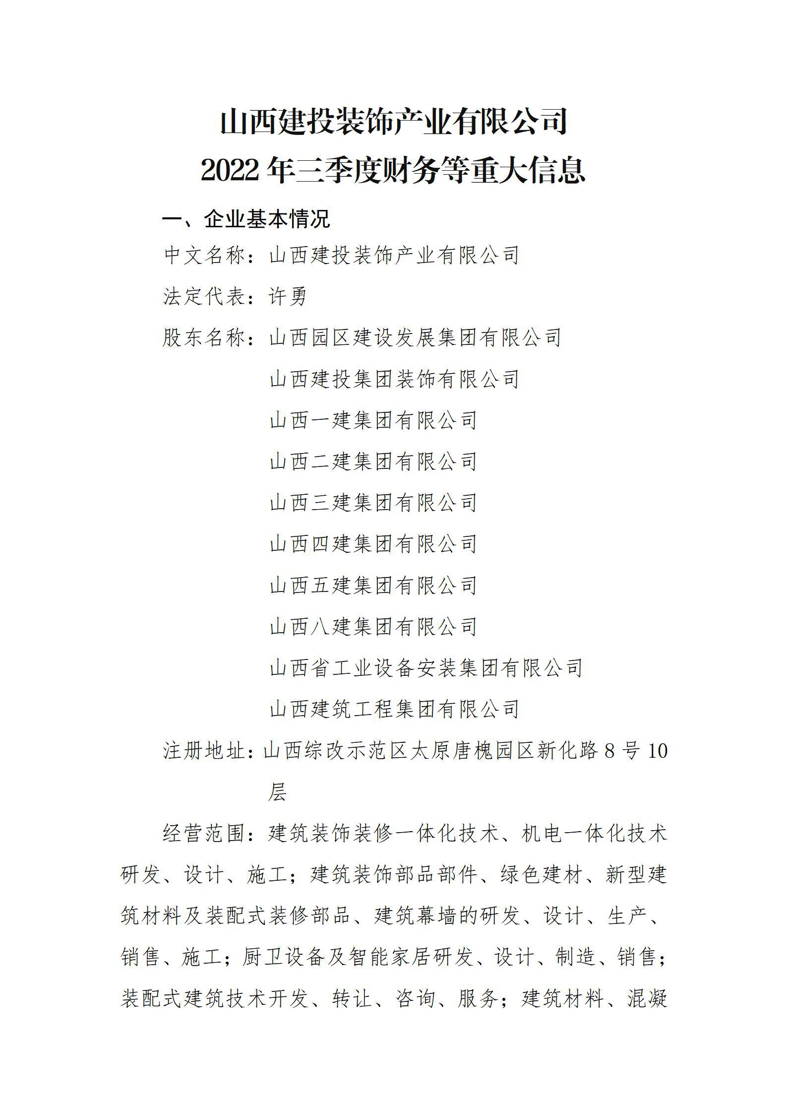 ɽ����Ͷװ�ι�ҵ���޹�˾2022�������Ȳ�����ش���Ϣ