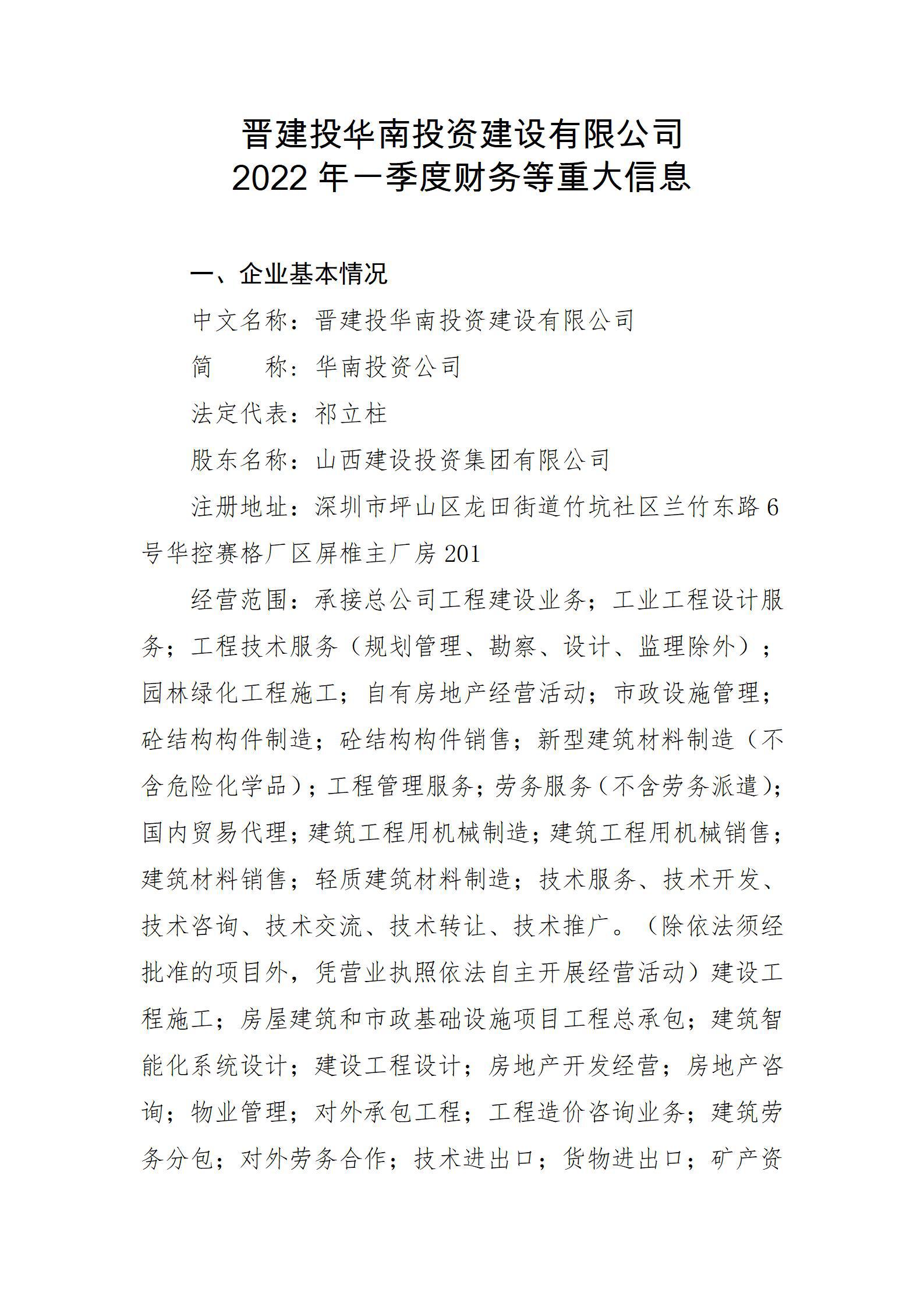 ����Ͷ����Ͷ��GGPoker���޹�˾2022��һ���Ȳ�����ش���Ϣ