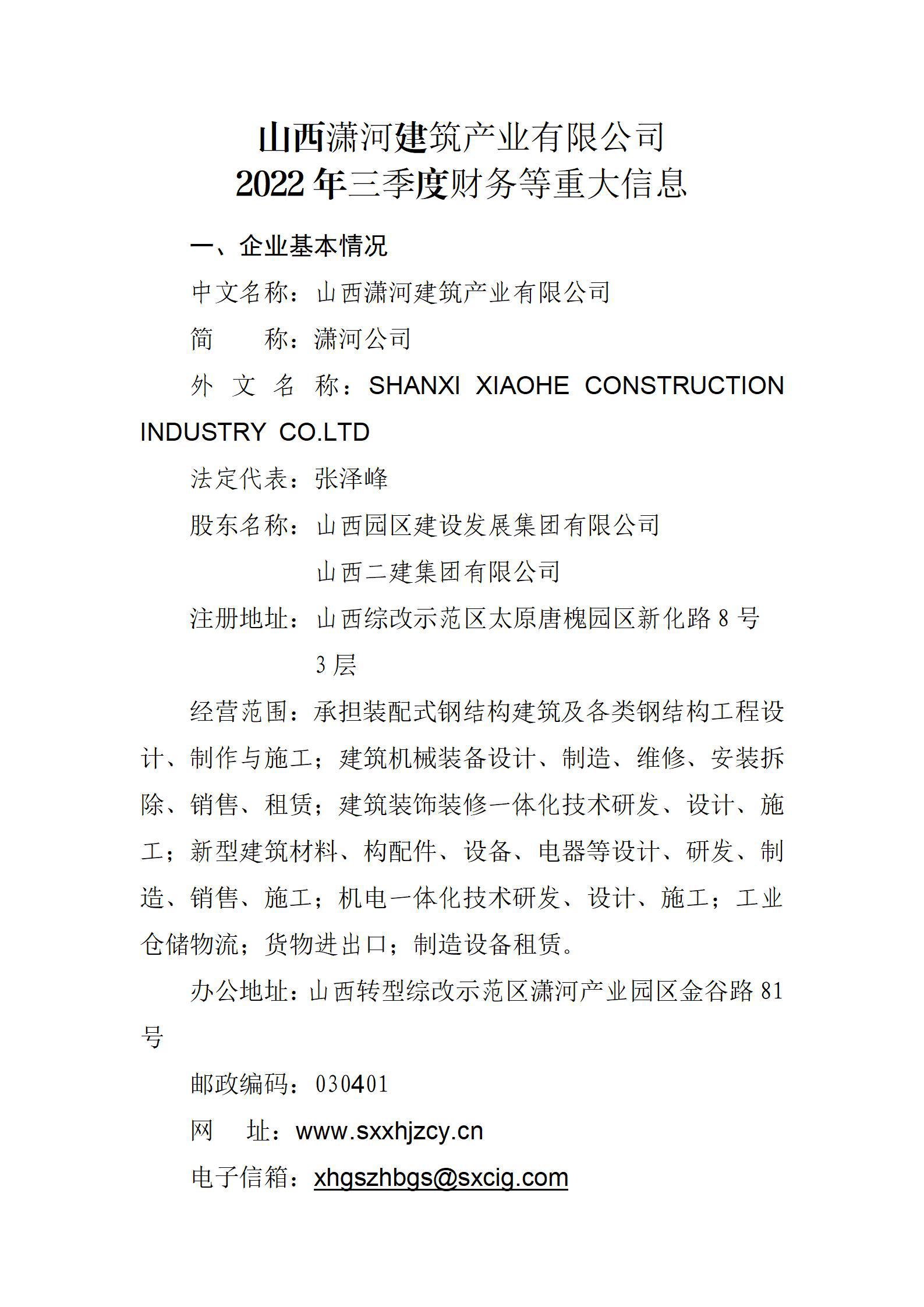 ɽ������޽���ҵ���޹�˾2022�������Ȳ�����ش���Ϣ