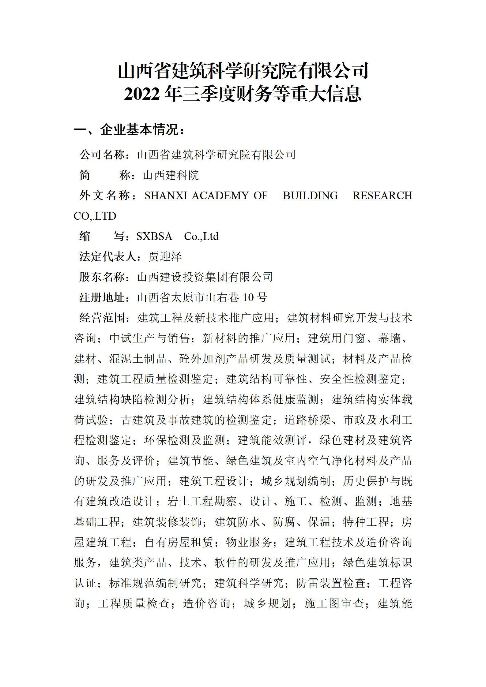 ɽ��ʡ�޽���ѧ�о�Ժ���޹�˾2022�������Ȳ�����ش���Ϣ