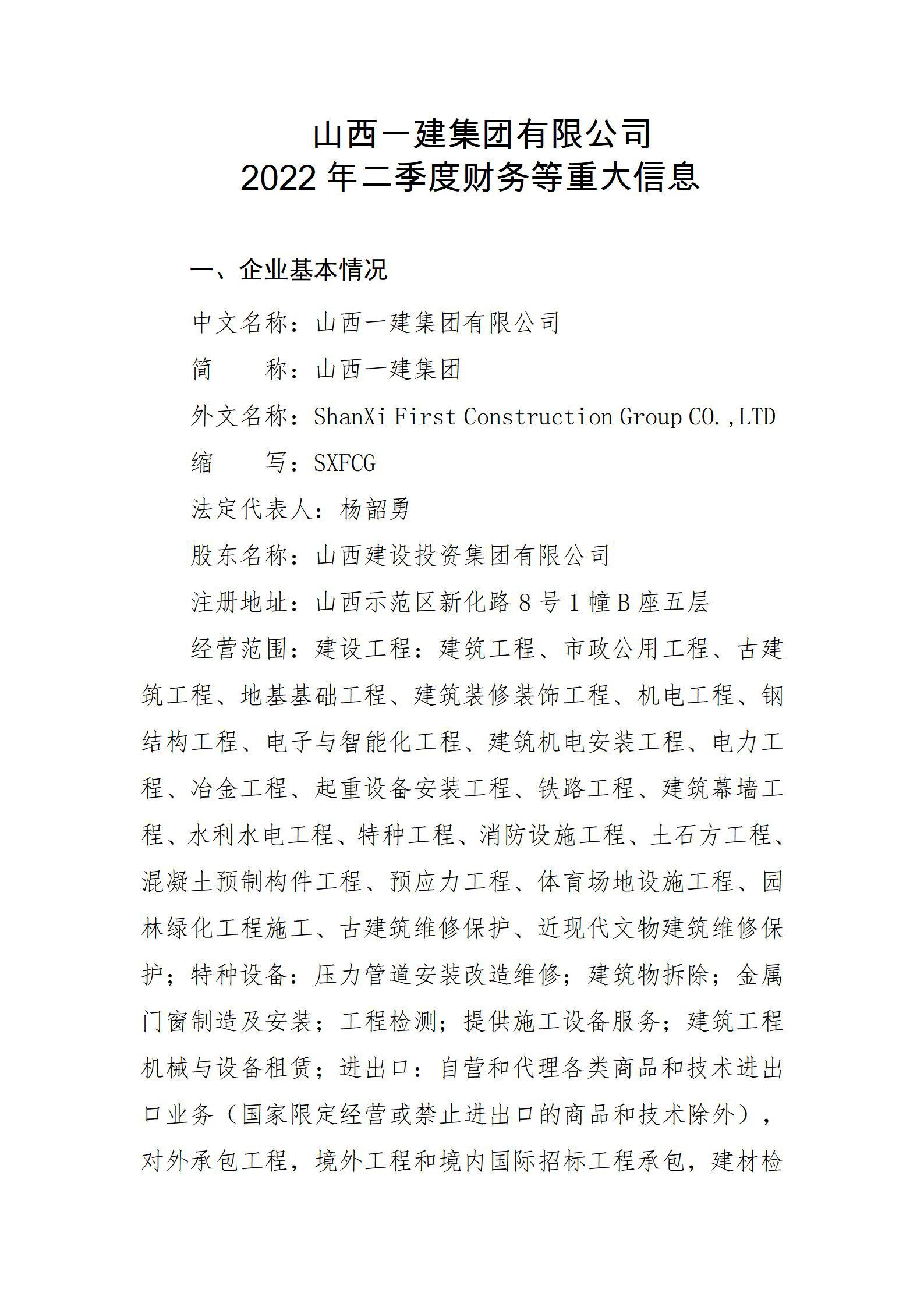 ɽ��һ���������޹�˾2022������Ȳ�����ش���Ϣ